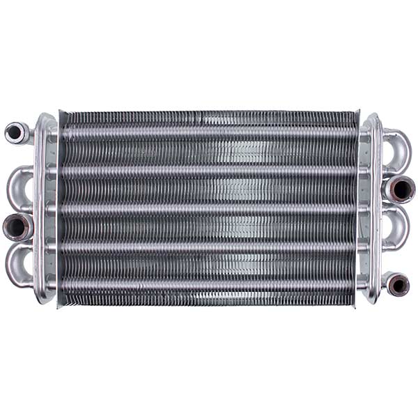 Bithermic Heat Exchanger (87 fins) for Gas Boiler Compatible with Demrad Tayros BK/HK 124 3001020005