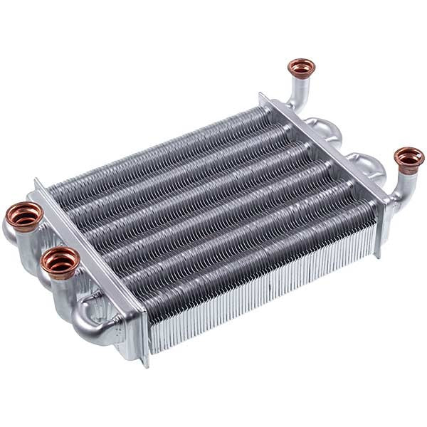 Bithermic Heat Exchanger (76 fins) for Gas Boiler Compatible with Ferroli Domiproject, FEReasy 24 kW 39819540