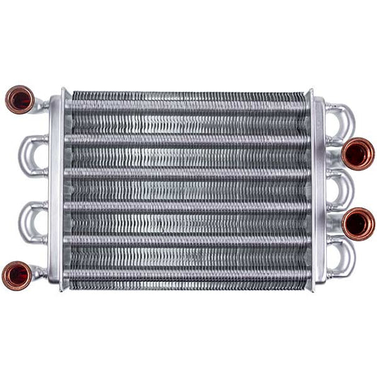 Bithermic Heat Exchanger (76 fins) for Gas Boiler Compatible with Ferroli Domiproject, FEReasy 24 kW 39819540
