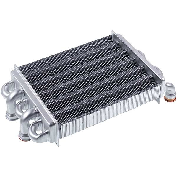 Bithermic Heat Exchanger (76 fins) for Gas Boiler Compatible with Ariston AS, Egis, Biasi Binova 24 kW 65106300