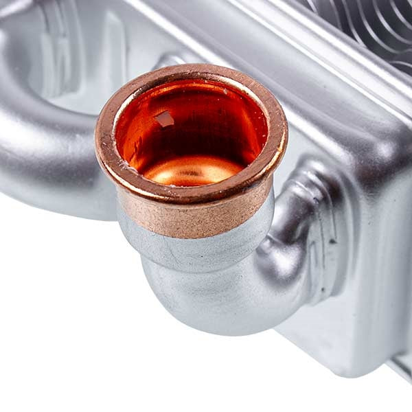 Bithermic Heat Exchanger (76 fins) for Gas Boiler Compatible with Ariston AS, Egis, Biasi Binova 24 kW 65106300