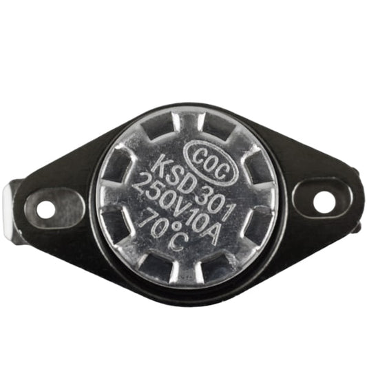 Boiler Thermostat KSD301 70°C 10A 250V (normally closed)
