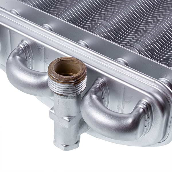 Bithermic Heat Exchanger (82 fins) for Gas Boiler Compatible with Fondital Victoria Compact, Nova Florida Vela Compact 6SCAMBIM04