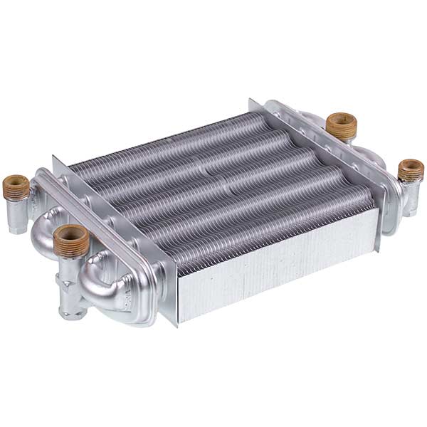 Bithermic Heat Exchanger for Gas Boiler Compatible with Teplowest 2.55.35.064.02