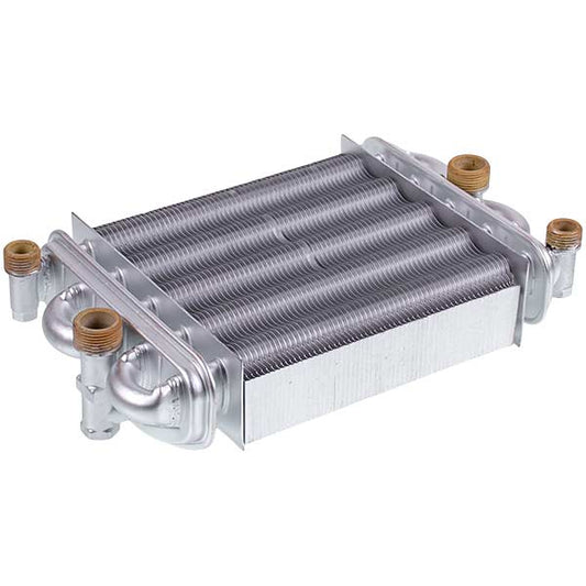 Bithermic Heat Exchanger for Gas Boiler Compatible with Teplowest 2.55.35.064.02