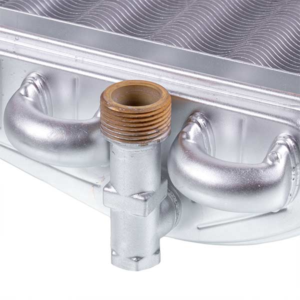 Bithermic Heat Exchanger for Gas Boiler Compatible with Teplowest 2.55.35.064.02