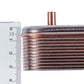 Gas-fired Boiler Plate Heat Exchanger Zilmet (12 plates) Compatible with Ariston BS/Clas/Genus/Egis Plus 17B1901244