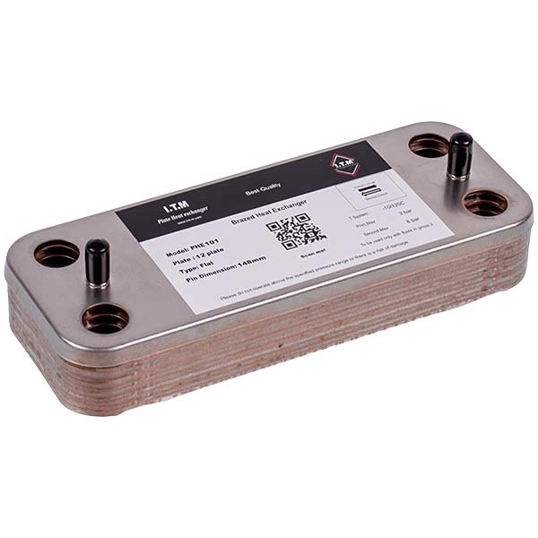 DHW Plate Heat Exchanger (12 plates) for Gas Boiler 17B1901200