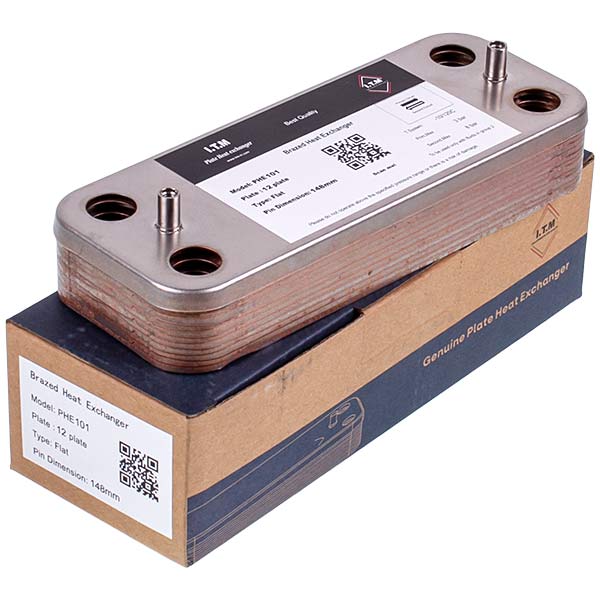 DHW Plate Heat Exchanger (12 plates) for Gas Boiler 17B1901200