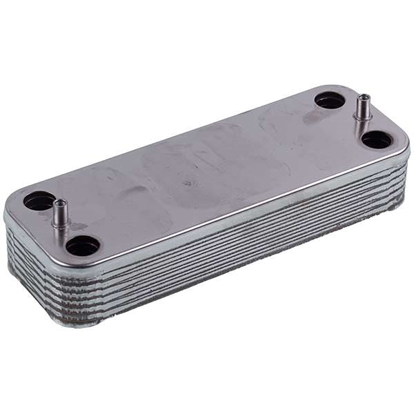 DHW Plate Heat Exchanger (14 plates) for Gas Boiler Compatible with Chaffoteaux NECTRA 2.23/28 CF 61011164