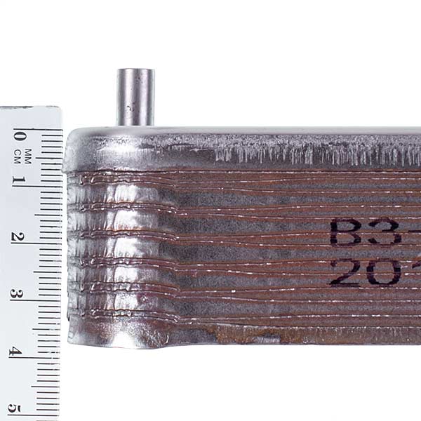 DHW Plate Heat Exchanger (14 plates) for Gas Boiler Compatible with Chaffoteaux NECTRA 2.23/28 CF 61011164