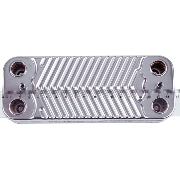 DHW Plate Heat Exchanger (12 plates) for Gas Boiler Compatible with Ferroli 902410680