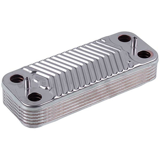 DHW Plate Heat Exchanger (12 plates) for Gas Boiler Immergas Eolo/Nike Mini 3E, Mythos 2 E, Major 4 E 1.028657