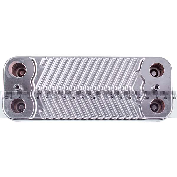 DHW Plate Heat Exchanger (12 plates) for Gas Boiler Immergas Eolo/Nike Mini 3E, Mythos 2 E, Major 4 E 1.028657