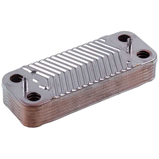 DHW Plate Heat Exchanger (12 plates) for Gas Boiler Compatible with Protherm Panther v.15, 17 0020043598