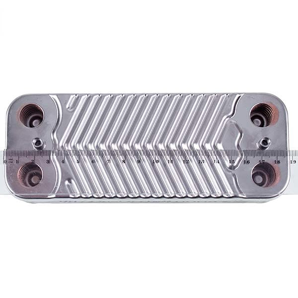 DHW Plate Heat Exchanger (12 plates) for Gas Boiler Compatible with Protherm Panther v.15, 17 0020043598