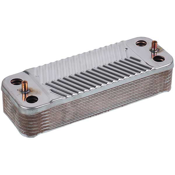 DHW Plate Heat Exchanger (16 plates) for Gas Boiler Compatible with Saunier Duval Isofast, Isomax C/F 05733000