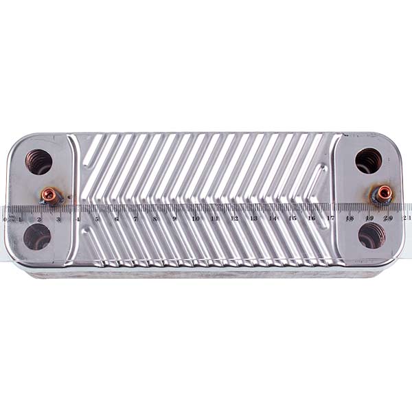 DHW Plate Heat Exchanger (16 plates) for Gas Boiler Compatible with Saunier Duval Isofast, Isotwin, Themaclassic S1024800