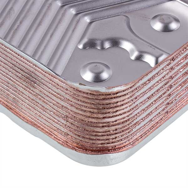 DHW Plate Heat Exchanger (16 plates) for Gas Boiler Compatible with Saunier Duval Isofast, Isotwin, Themaclassic S1024800