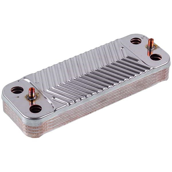 DHW Plate Heat Exchanger (10 plates) for Gas Boiler Compatible with Saunier Duval S1005800