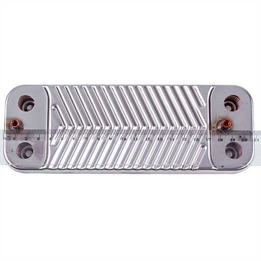 DHW Plate Heat Exchanger (10 plates) for Gas Boiler Compatible with Saunier Duval S1005800