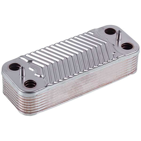 DHW Plate Heat Exchanger (16 plates) for Condensing Boiler Compatible with Viessmann WB1B, WB1C 26 kW 7928747