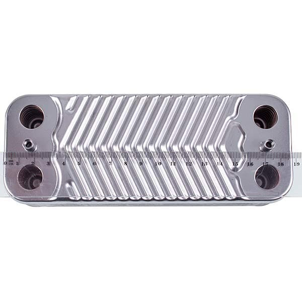 DHW Plate Heat Exchanger (16 plates) for Condensing Boiler Compatible with Viessmann WB1B, WB1C 26 kW 7928747
