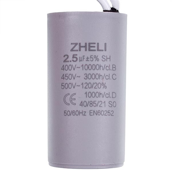 Circulation Pump Capacitor 2,5μF 450V
