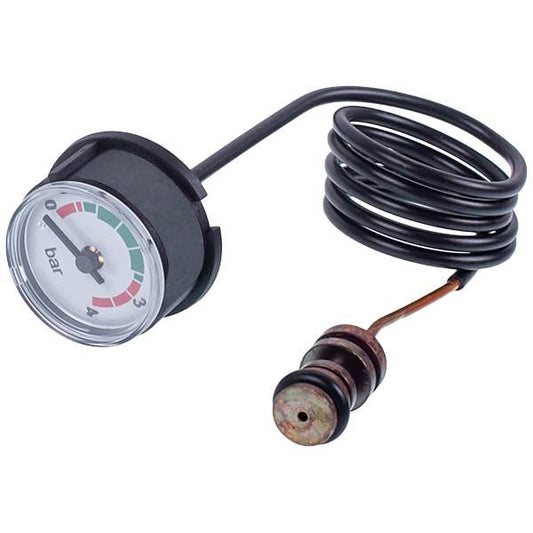 Gas-fired Boiler Pressure Gauge 0-4 bar D=25 mm Compatible with Junkers Euroline, Bosch Gas 3000 8707208009