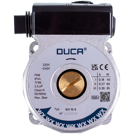 Circulation Pump Duca WX 15-5 85 W D=21 mm for Gas Boiler