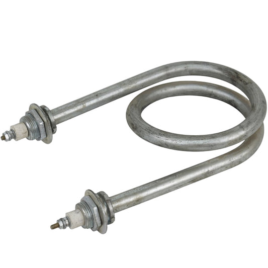 Heating element for food boiler 3500W (stainless steel and black steel) L=175mm M22 (round)
