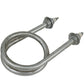 Heating element for food boiler 3500W (stainless steel and black steel) L=175mm M22 (round)