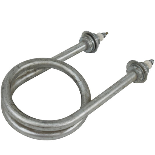 Heating element for food boiler 3500W (stainless steel and black steel) L=175mm M22 (round)