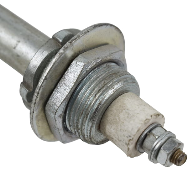 Heating element for food boiler 3500W (stainless steel and black steel) L=175mm M22 (round)