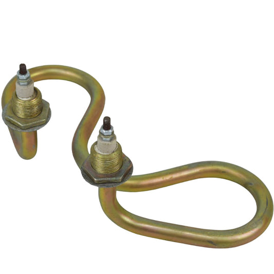 Heating element for food boiler 3150W (stainless steel with zinc coating) L=140mm B=260mm H=60mm M22 (daisy)