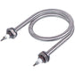 Heating element for food boiler 2500W (stainless steel and black steel) L=150mm M22 (round)