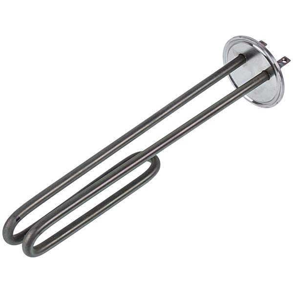 Clamp heating element for water heating 2000W (stainless steel) L=250mm (reinforced)