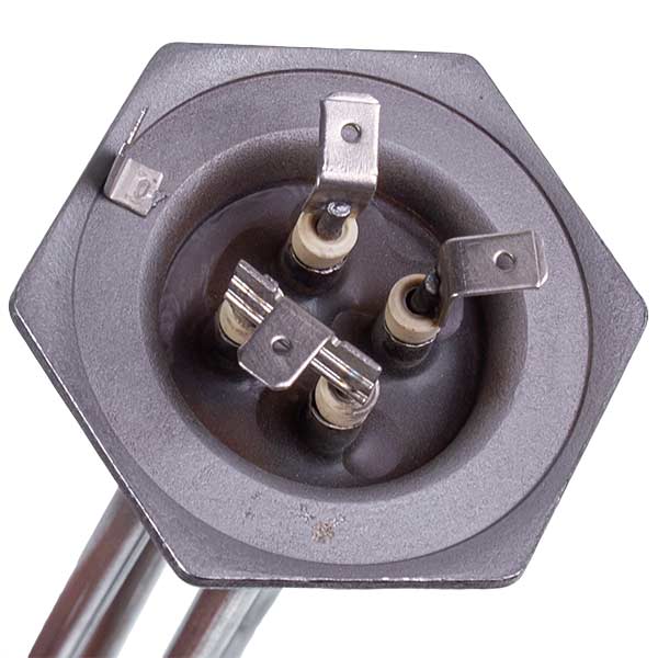 Oil heater heating element Electron-T 1500W L=240mm D thread=42mm (1 1/4")