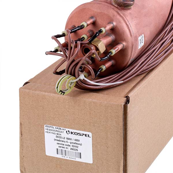 Heating Unit 18 kW (copper) for Electric Boiler Kospel EKCO.L2/L2M/R2 02442