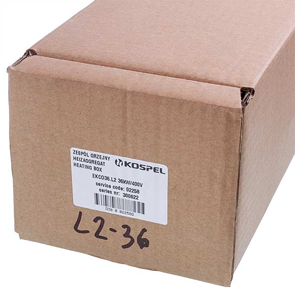 Electric Boiler Heating Unit Kospel EKCO.L2/L2M 02258 36 kW (copper)