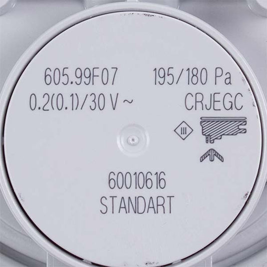 Gas-fired Boiler Air Pressure Switch (Pressostat) Compatible with Viessmann 7856835 Huba Control 195/180 Pa