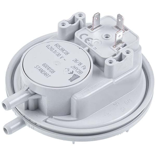 Air Pressure Switch (Pressostat) Huba Control 26/18 Pa for Gas-fired Boiler Compatible with Bosch Gas 5000/7000 ZWE/ZSC 87160127530