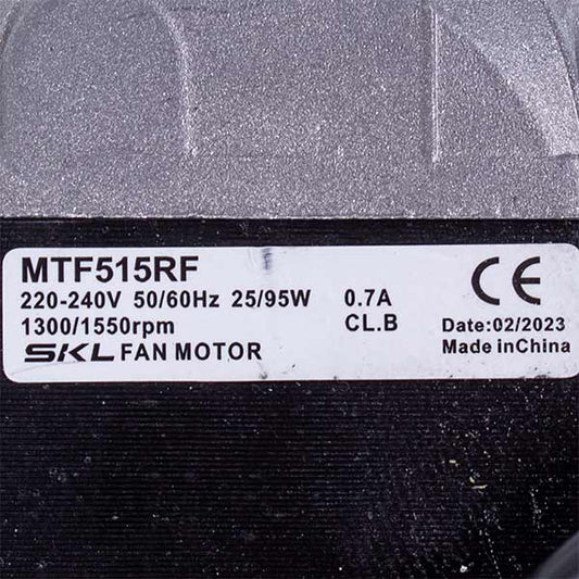 Refrigerator Cooling Fan Motor 25W 220/240V 0.7A 50/60HZ 1300/1550RPM