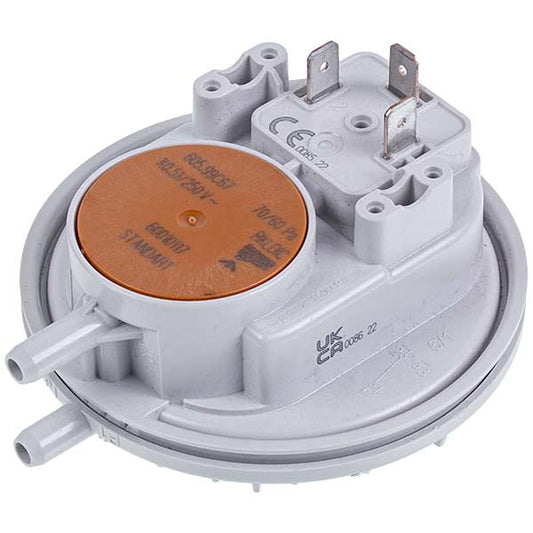 Gas-fired Boiler Air Pressure Switch (Pressostat) Compatible with Baxi/Westen 628770 Huba Control 70/60 Pa