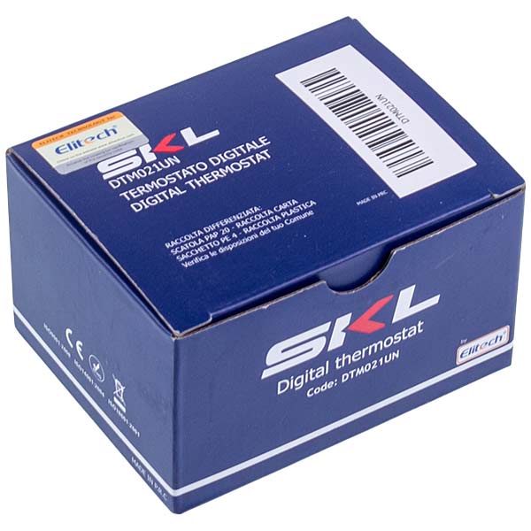 Controller Elitech ETC-961 SKL (Microprocessor 1 sensor) 1 NTC 10A