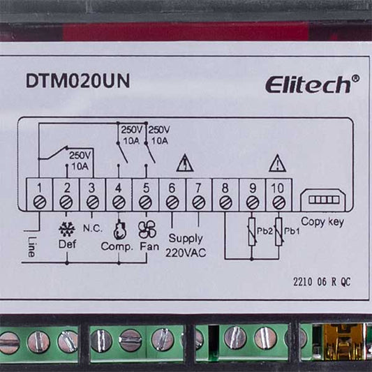 Controller Elitech ETC-974 SKL (Microprocessor 2 sensors)