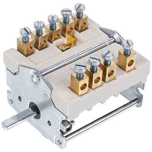 Mode Selector EGO 43.27232.000 32A 250V (7 Positions)