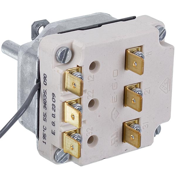 Fryer Thermostat 55.34035.090 EGO 16A 400V capillary L=1780mm 95-195°C