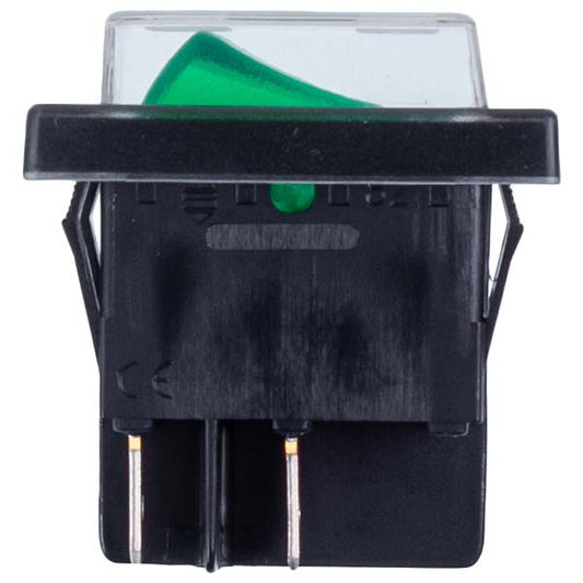 Universal Switch SX82 16A-250V/20A-125V Illuminated Double-Pole Green