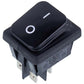 Switch 16A-250V/20A-125V 4 Contacts (Universal) Black